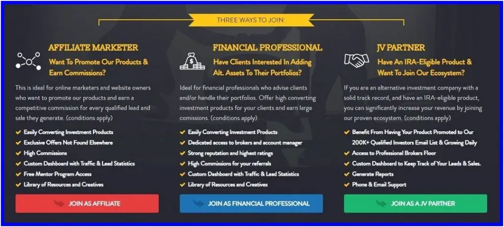 RA wealth partners 3 ways to join